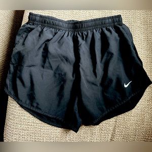 Girls black Nike shorts